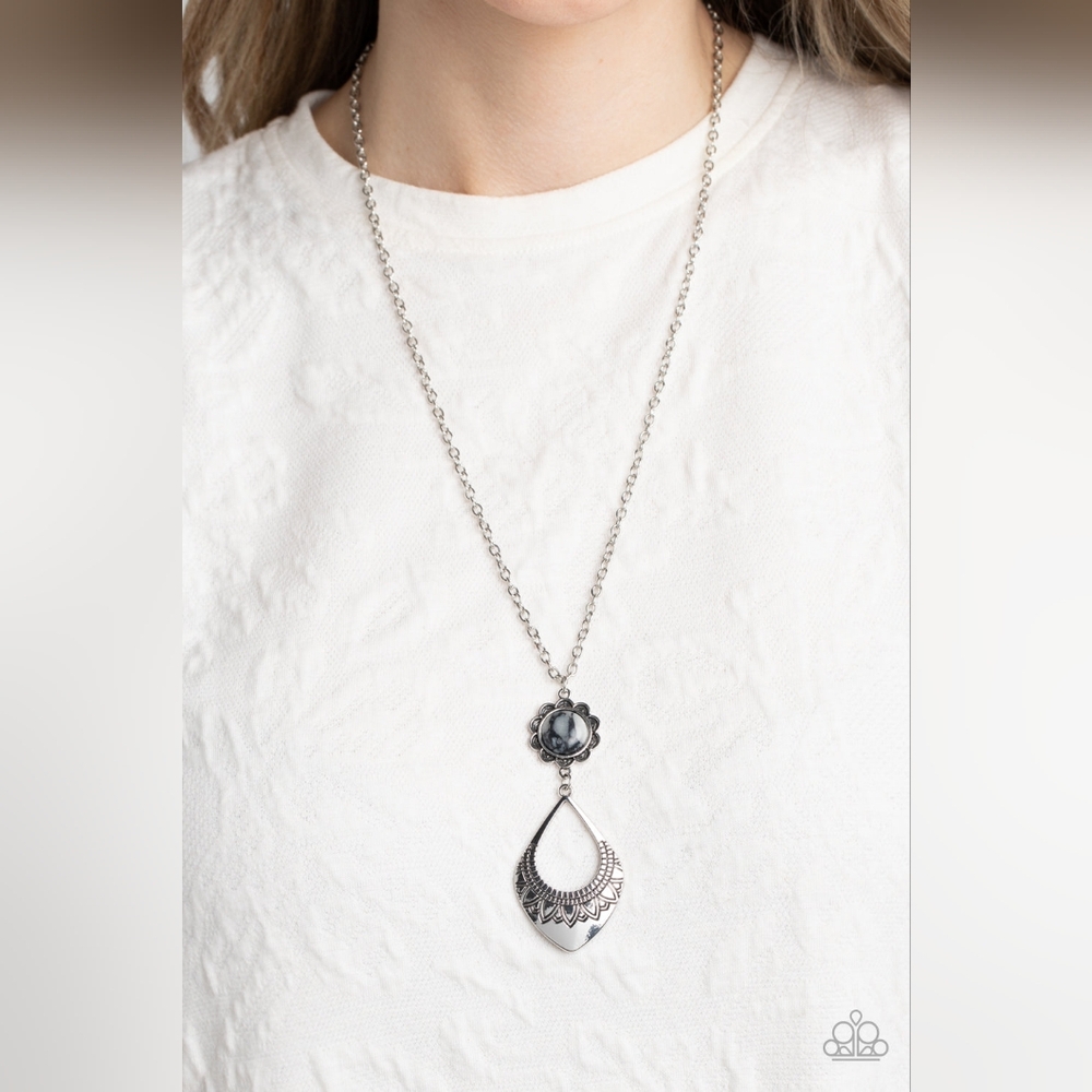 Stone Toll Necklace